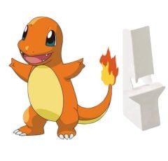 Charmander Ayaklı Maket Pano