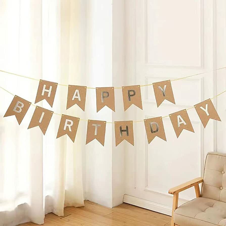 KRAFT GÜMÜŞ HAPPY BİRTHDAY YAZISI