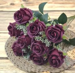 Mürdüm Yapay Gül 1 Adet