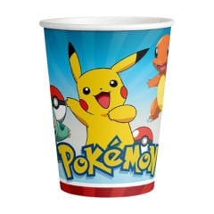 Pokemon Karton Bardak 8 Adet