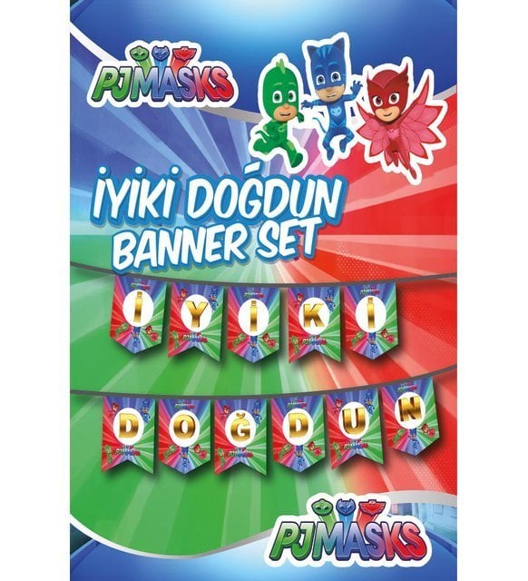 Pj Masks İyi ki Doğdun Yazısı