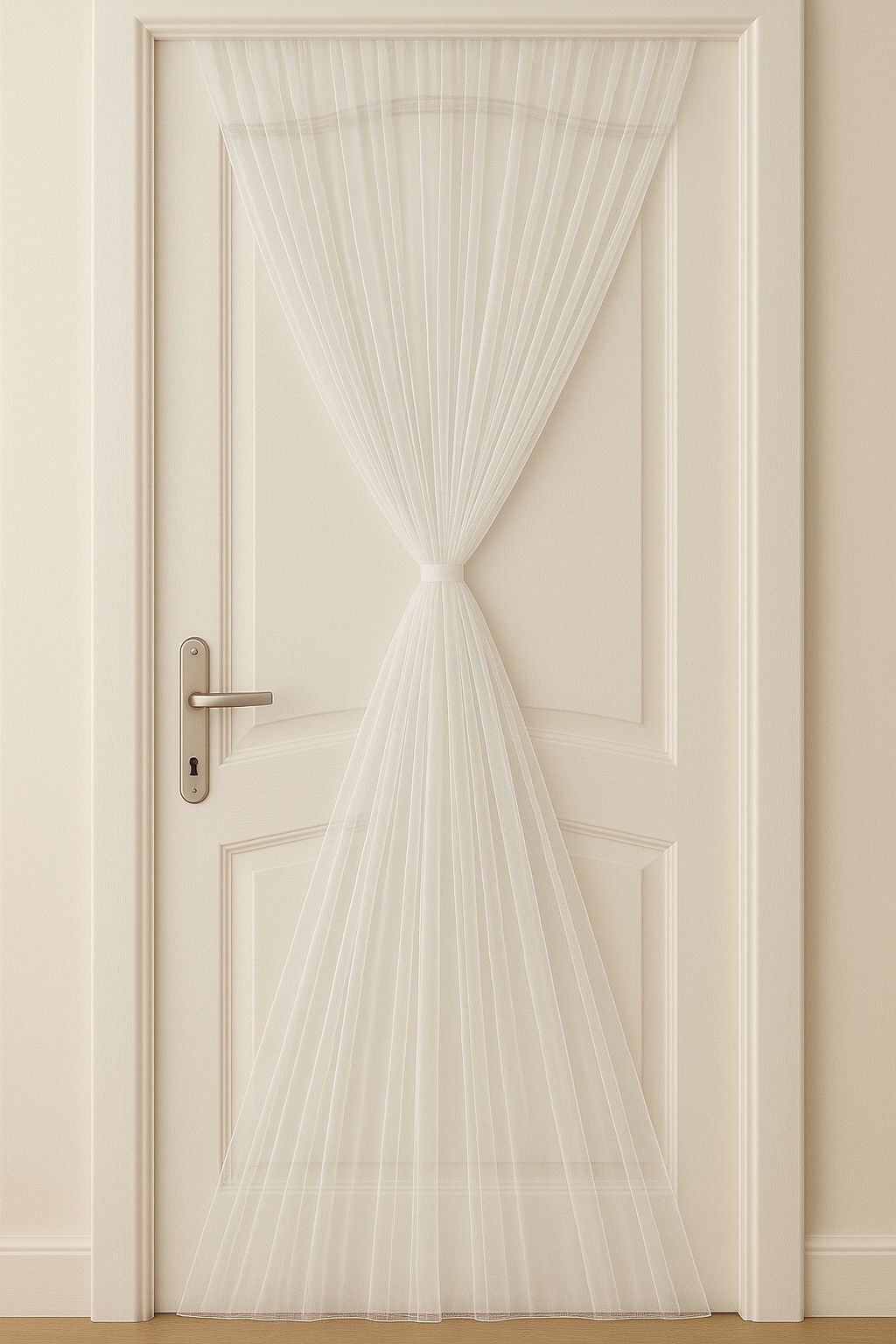 Beyaz Grek Kapı Tülü 8 Metre