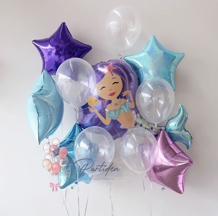 Deniz Kızı Balon Demeti