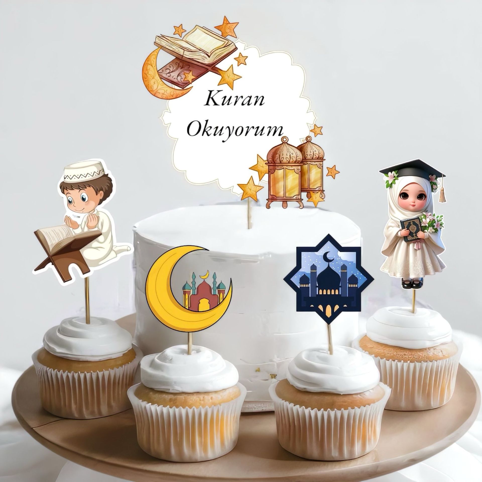 Kuran Okuyorum Pasta Süsü