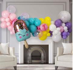 Neşeli Dondurma Balon Zinciri