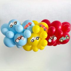 Araba Balon Üstü Sticker 8 Adet