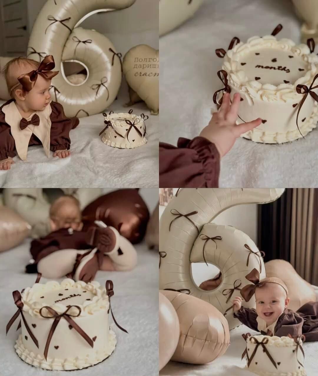 Yarım Yaş Balon Ve Pasta Fiyonk Kit