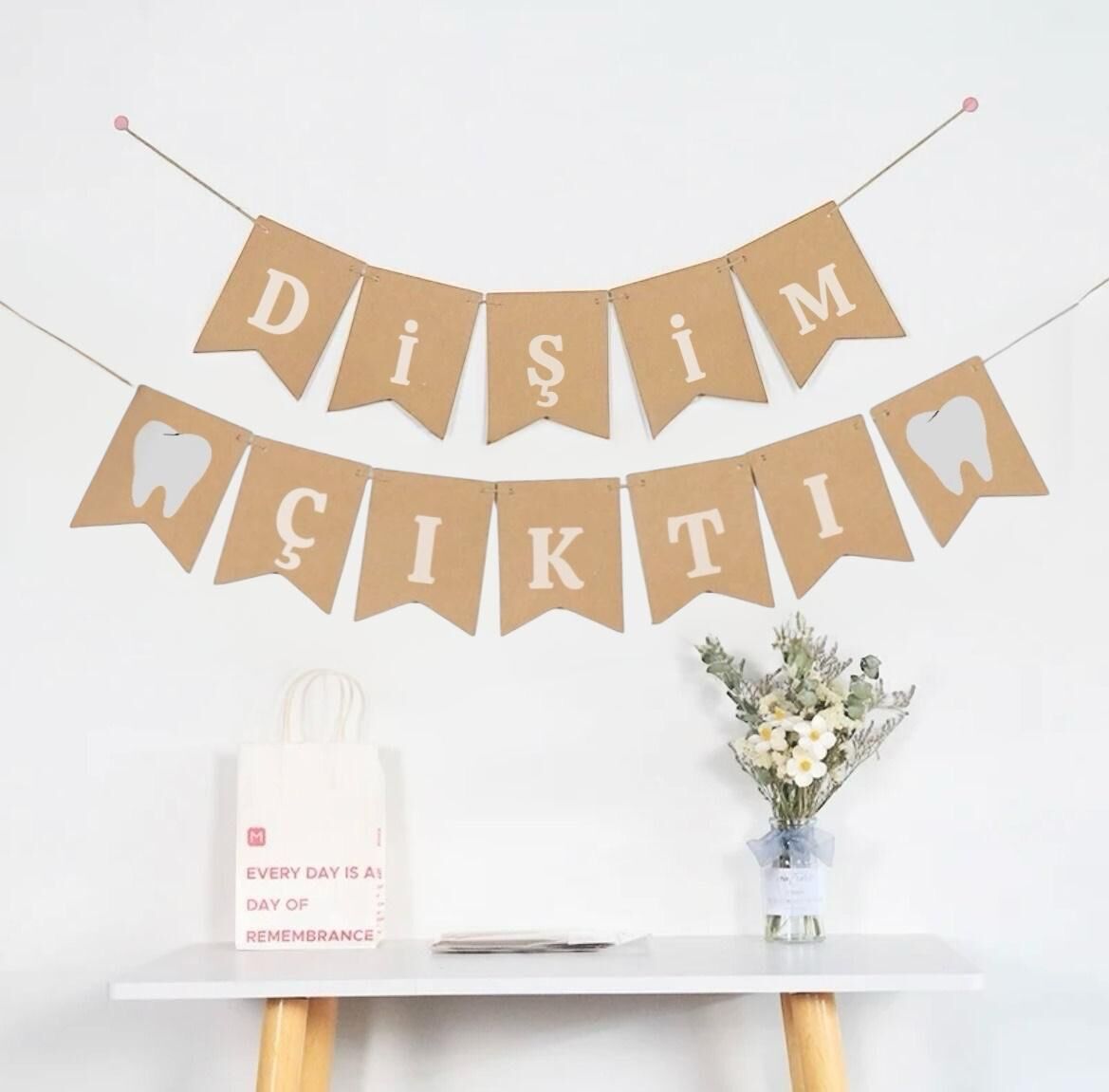 Kraft Beyaz Dişim Çıktı Yazısı