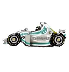 Gümüş Formula 1 Araba Folyo Balon