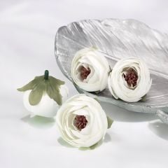 4cm Beyaz Kafa Şakayık 3 Adet