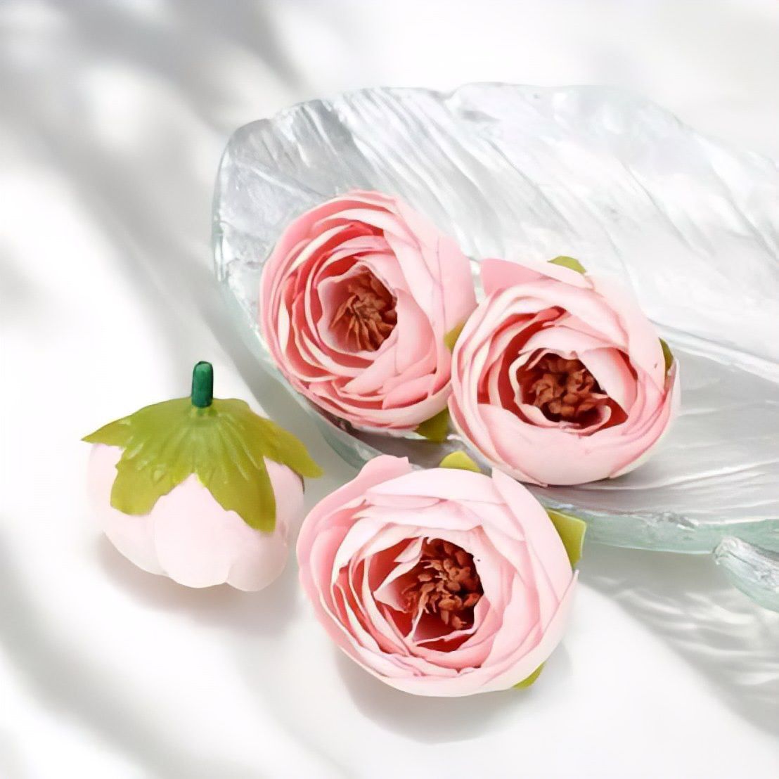 4cm Pembe Kafa Şakayık 3 Adet