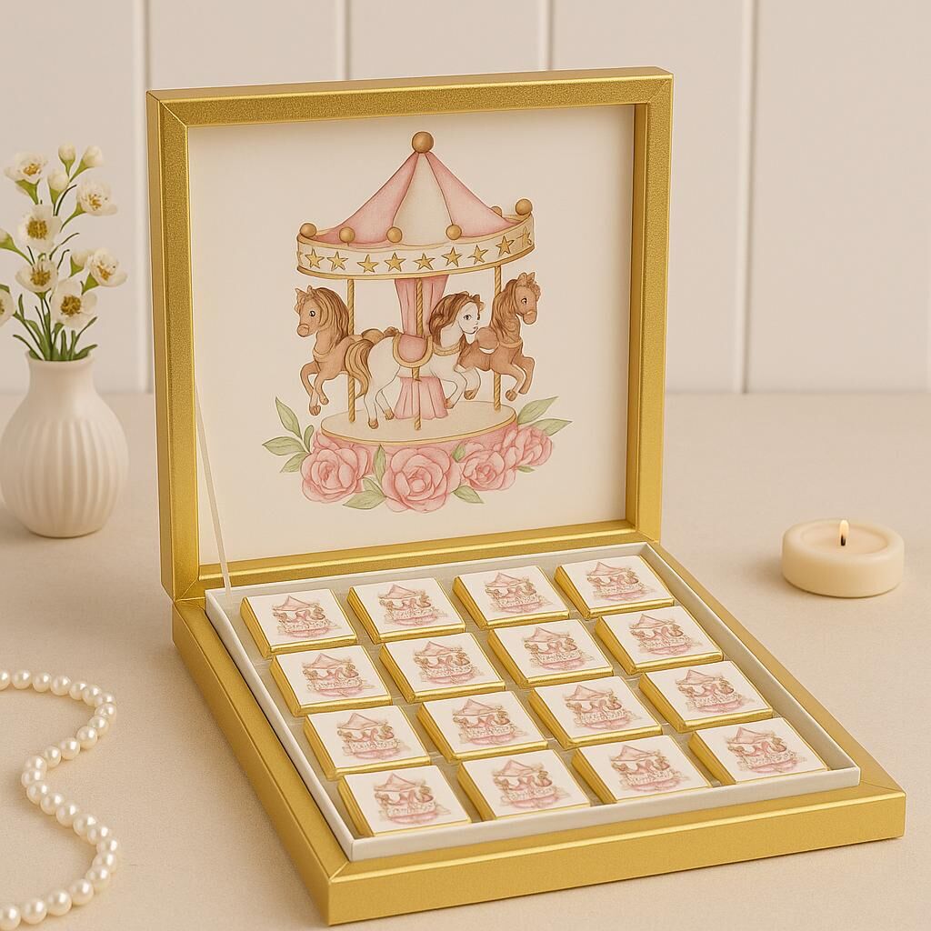 Kız Bebek Çikolatası Atlı Karınca Teması