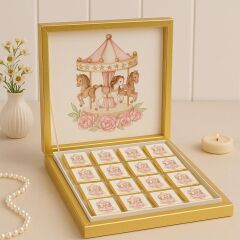 Kız Bebek Çikolatası Atlı Karınca Teması