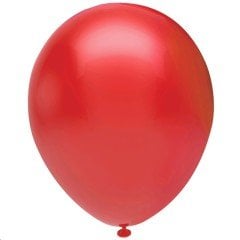 Kırmızı Pastel Balon 10 Adet