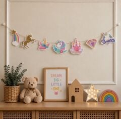 Unicorn Dekoratif Banner