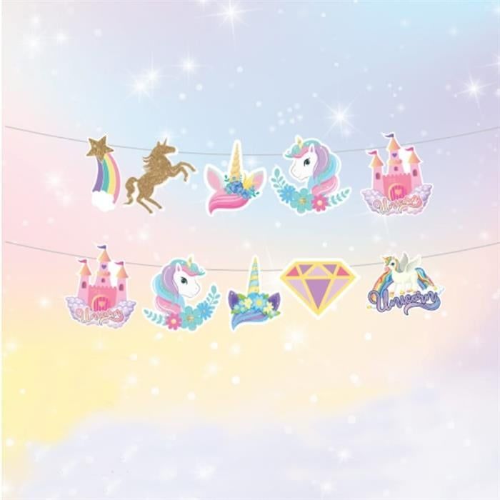 Unicorn Dekoratif Banner