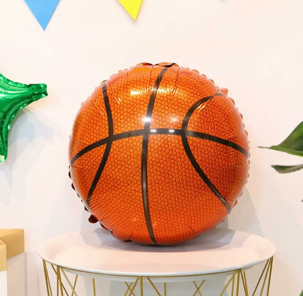 Basketbol Topu Folyo Balon 1 Adet