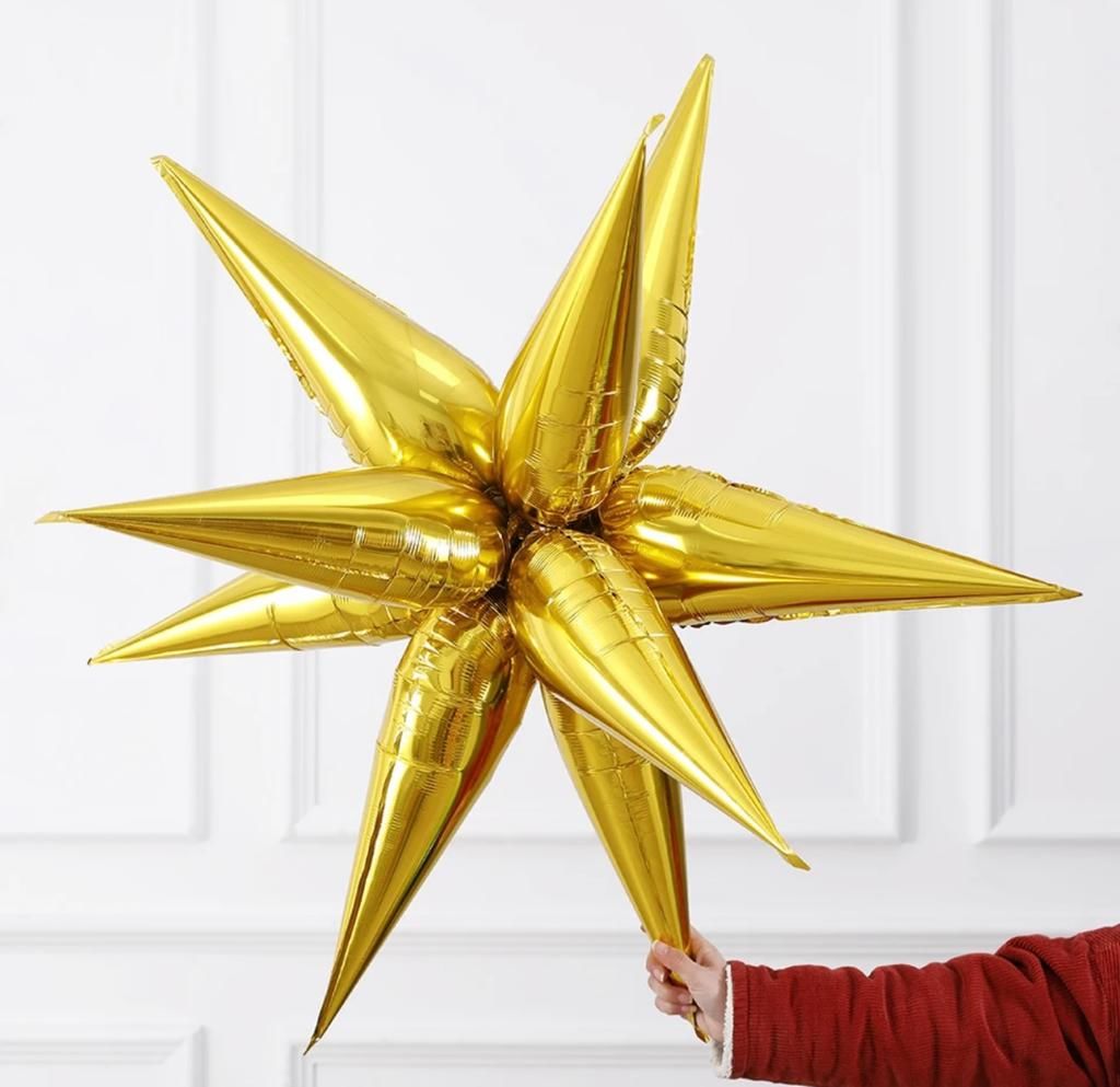 Gold Kutup Yıldızı Folyo Balon