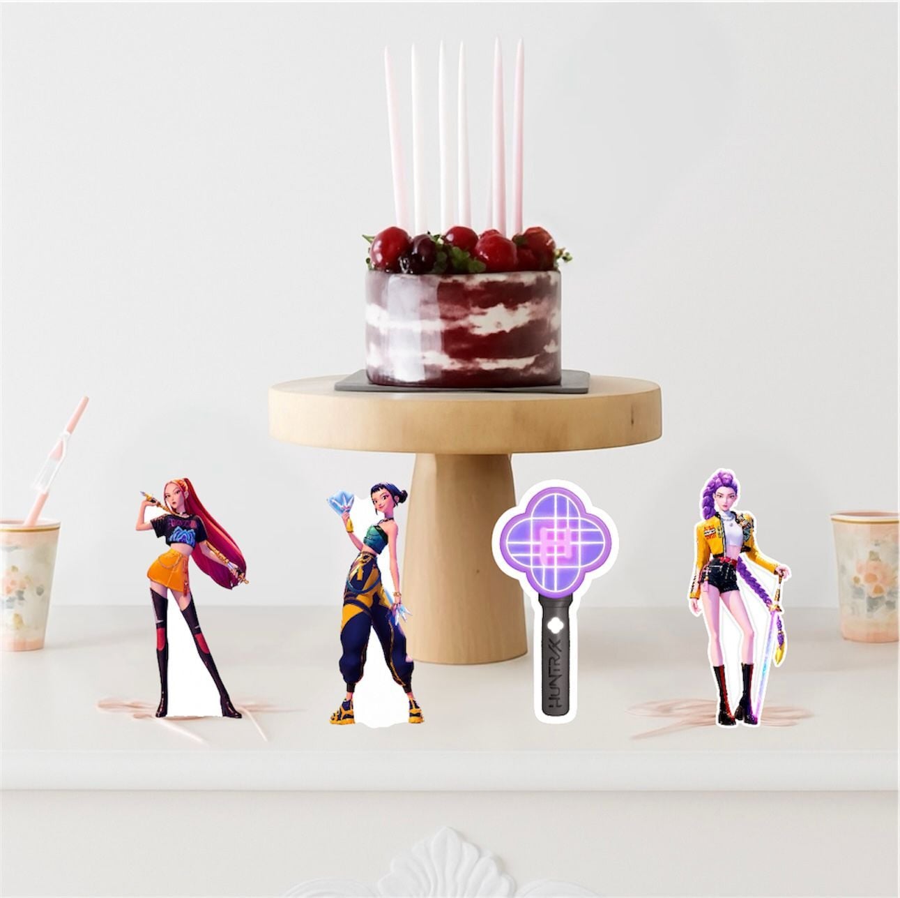 K-pop Demon Masa Süsü 4 Adet