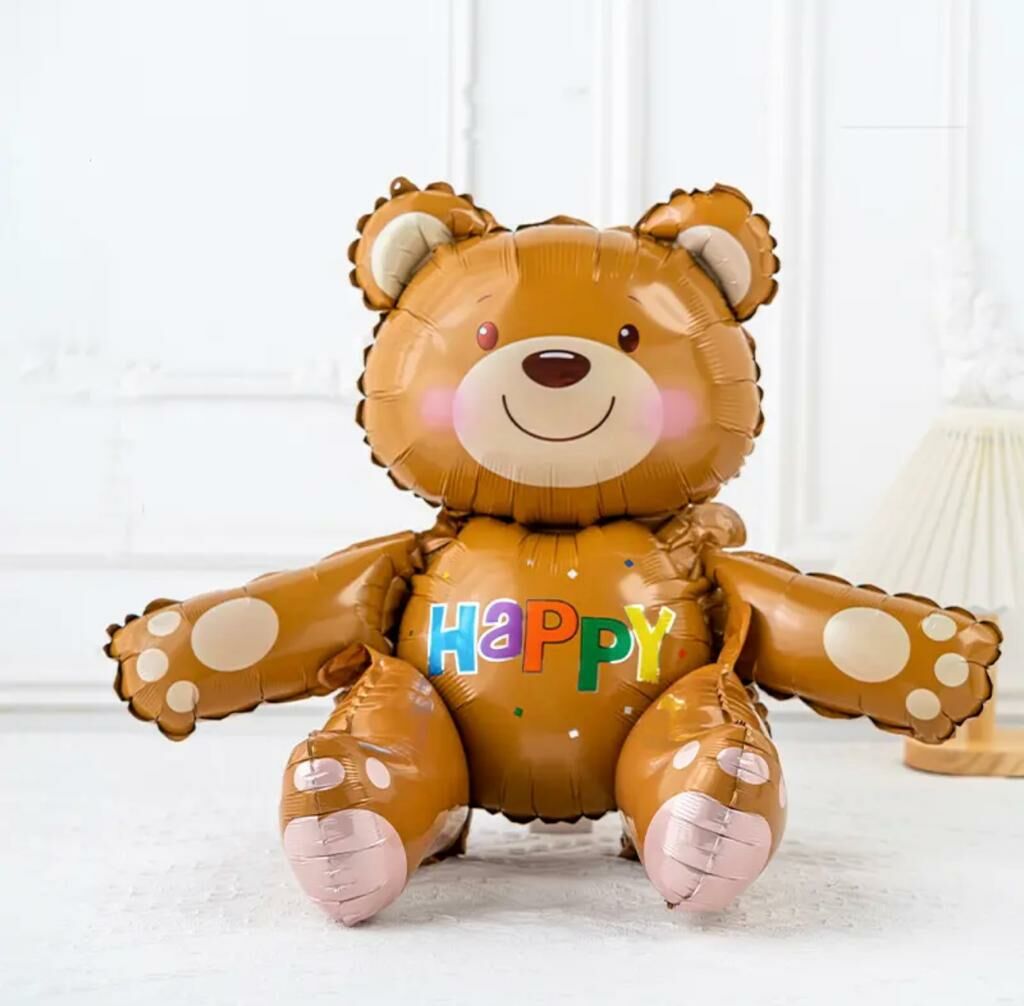 Oturan Ayı Folyo Balon