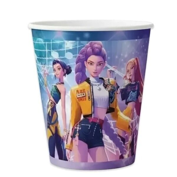 K-Pop Demon Karton Bardak 8 Adet