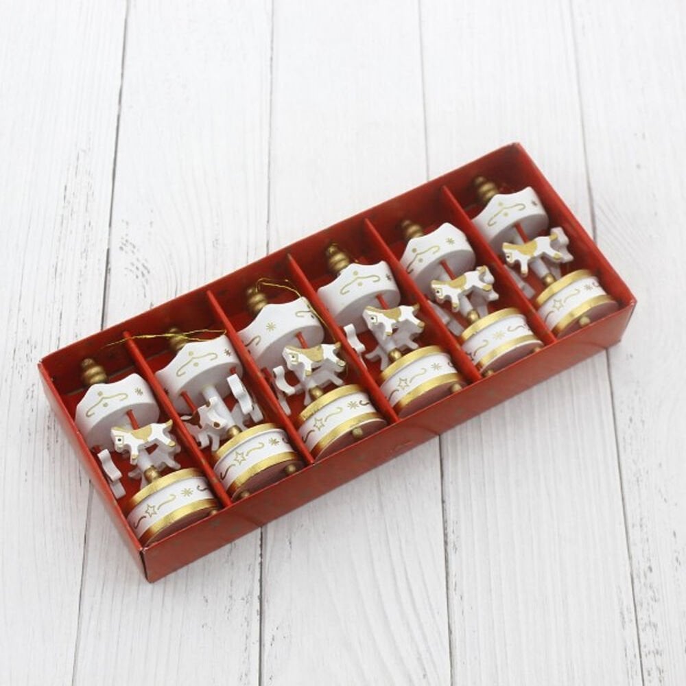 Beyaz Mini Atlı Karınca 6 Adet