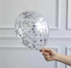 Siyah Beyaz Fiyonk Balon Demeti