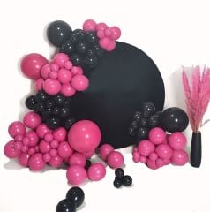BLACK PİNK BALON ZİNCİRİ