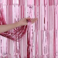 Pembe Işıltılı Parti Arka Fon Perdesi