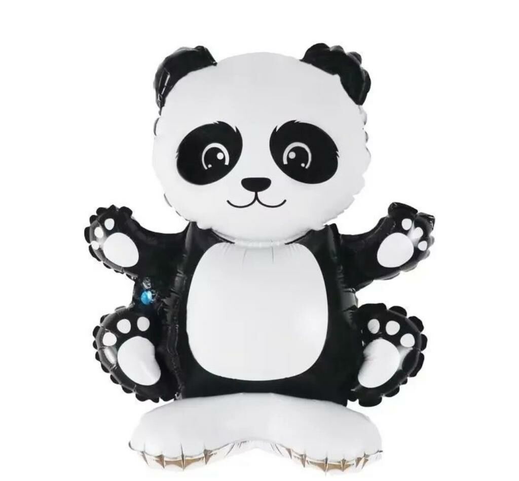 Ayaklı Panda Folyo Balon