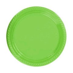 Yeşil Plastik Tabak 24 Adet