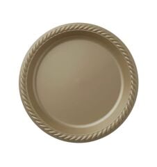 Altın Plastik Tabak 24 Adet