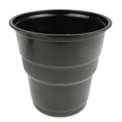 Siyah Plastik Bardak 24 Adet