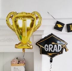Mezuniyet Kupa Ve Kep Folyo Balon