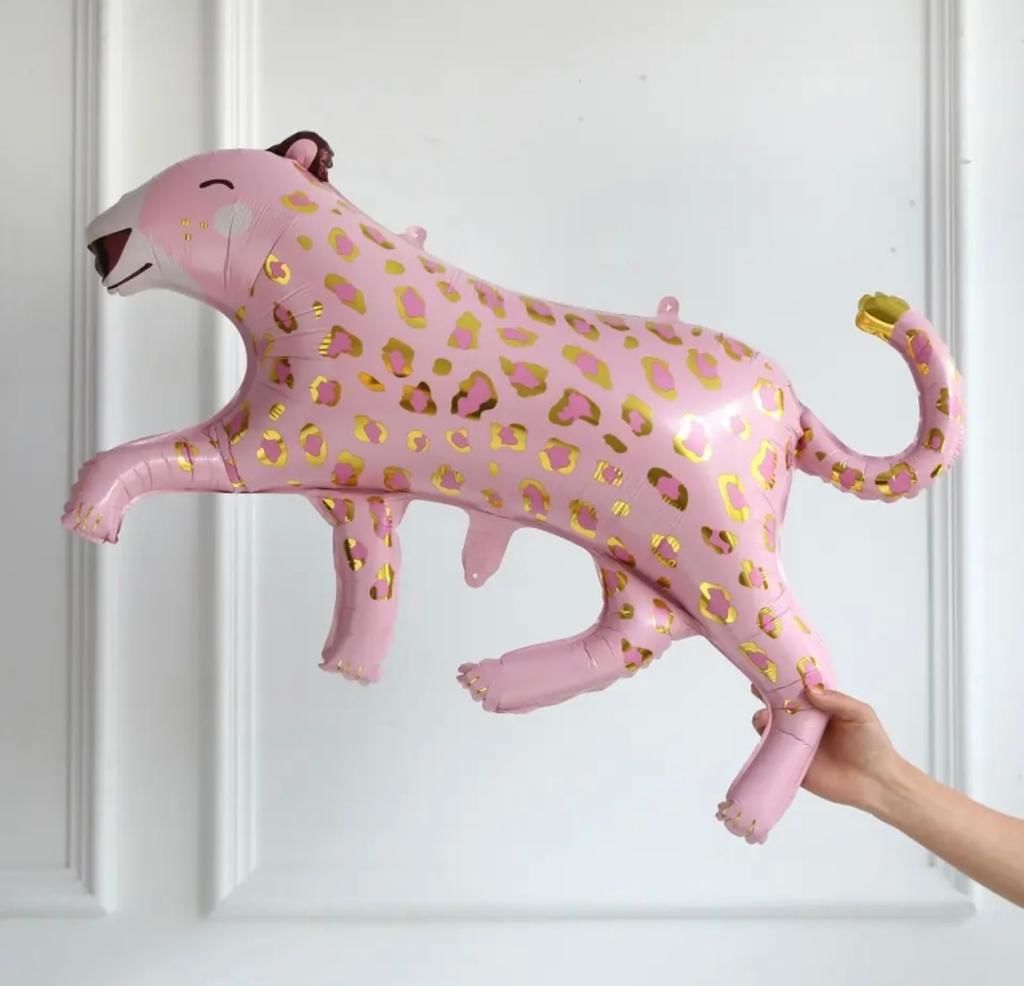 Pembe Panter Folyo Balon