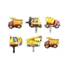 6'lı Mini İnşaat Balon Seti