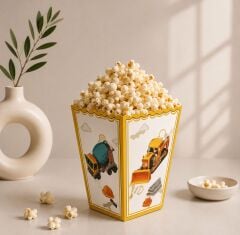 İnşaat Popcorn Mısır Kutusu 8 Adet