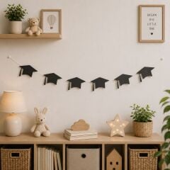 Mezuniyet Kep Dekoratif Banner
