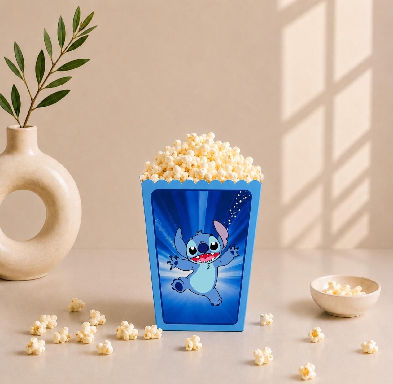 Stitch Popcorn Mısır Kutusu 8 Adet