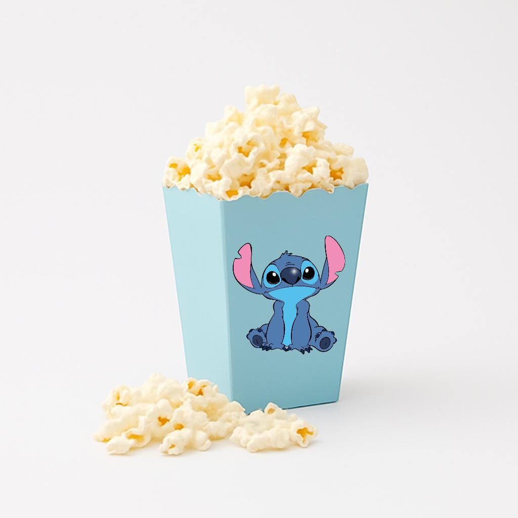 Stitch Popcorn Mısır Kutusu 8 Adet