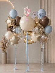 Blue Vintage Balon Demeti