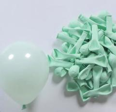 5 inç Mini Mint Makaron Balon 10 Adet