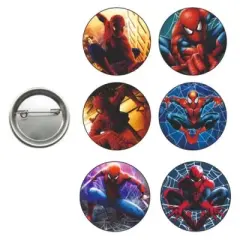 Örümcek Adam Rozet 6 Adet