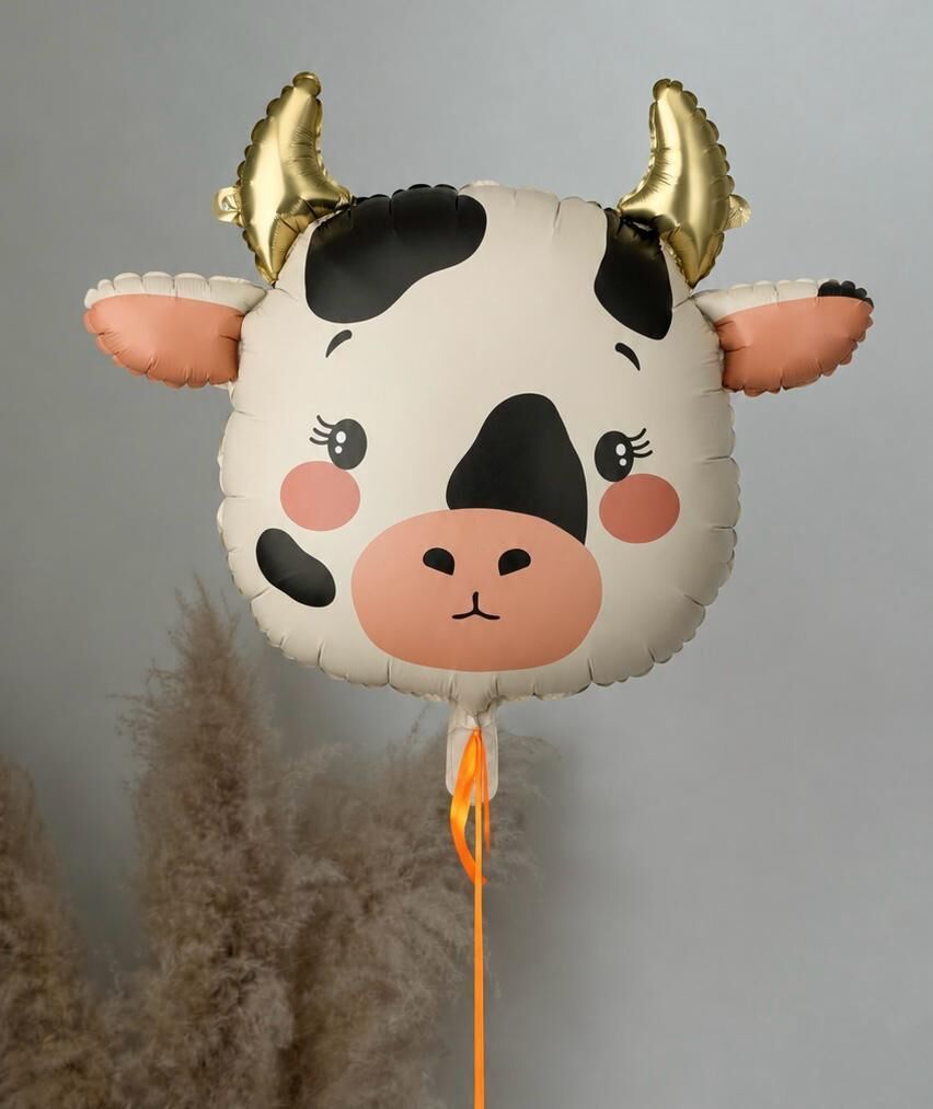 Retro İnek Folyo Balon 1 Adet
