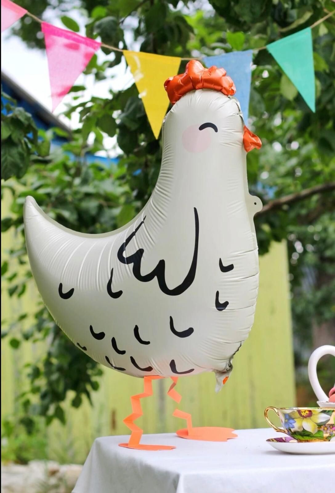 Ayaklı Tavuk Folyo Balon