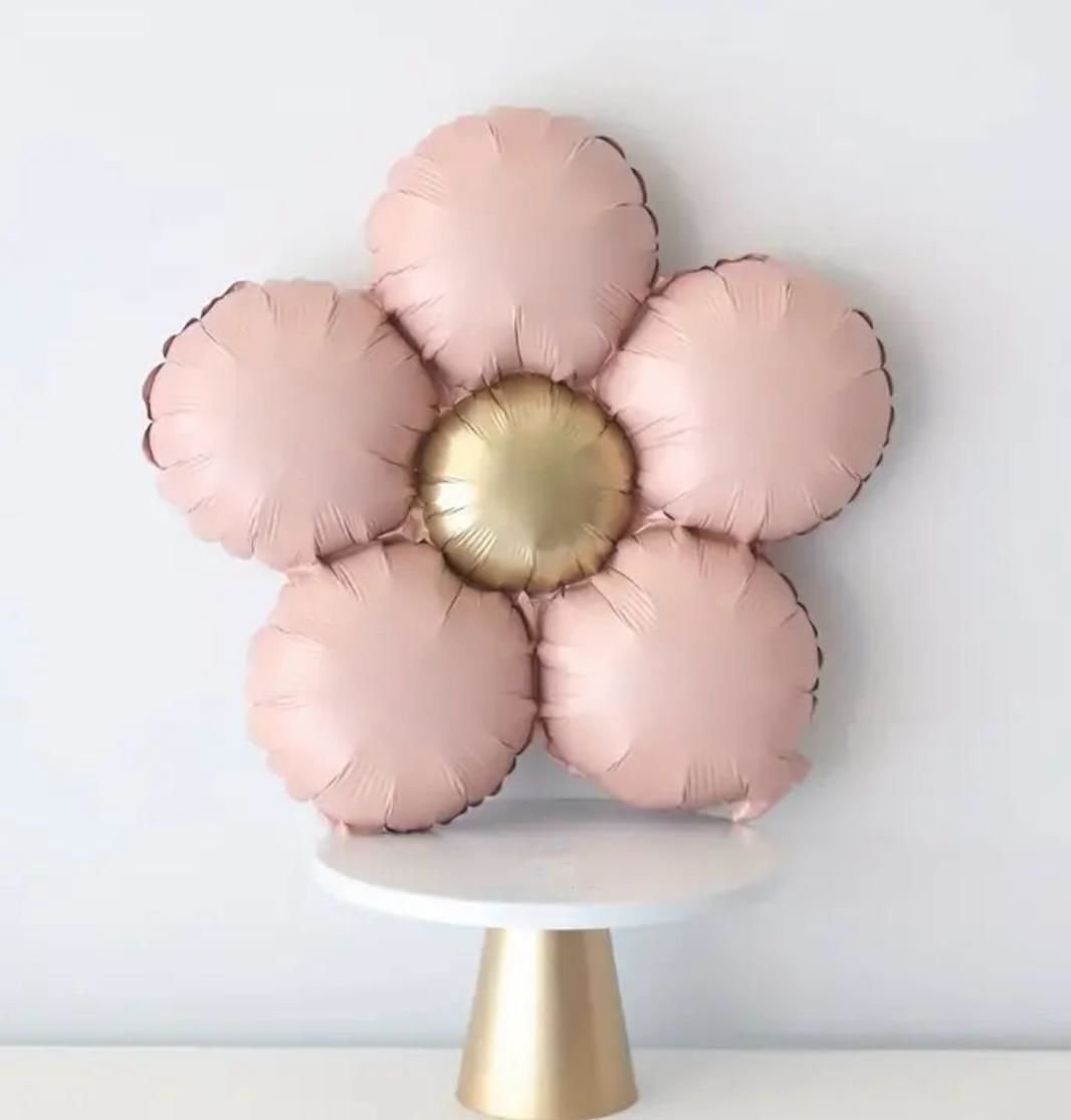 Pembe Retro Papatya Folyo Balon 1 Adet