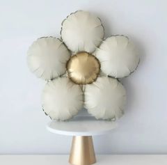 Krem Retro Papatya Folyo Balon 1 Adet