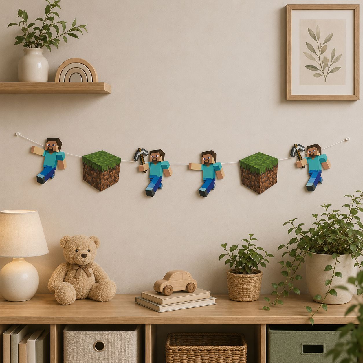 Minecraft Dekoratif Banner