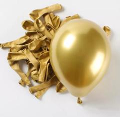 5 inç Mini Gold Krom Balon 5 Adet