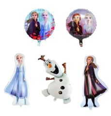 Elsa Frozen Folyo Balon Set 5 Adet